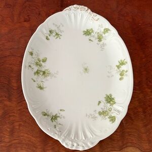 Limoges Vintage Oval Serving Platter 13” x 9” Made in France